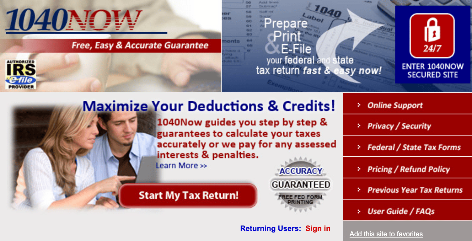 Screen Shot 2022-12-01 at 6.01.35 AM 1040Now website homepage
