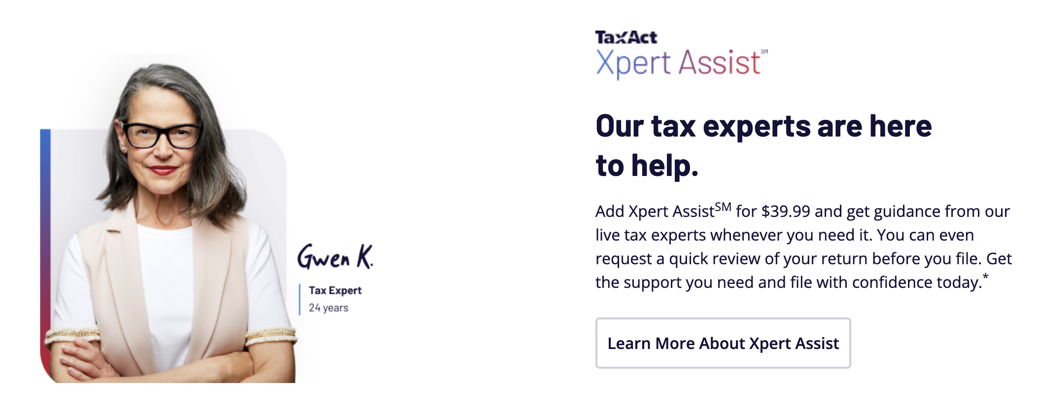 TaxAct Xpert Assist Screenshot of TaxAct Xpert Assist