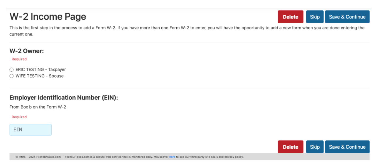 w-2 income page w-2 income page